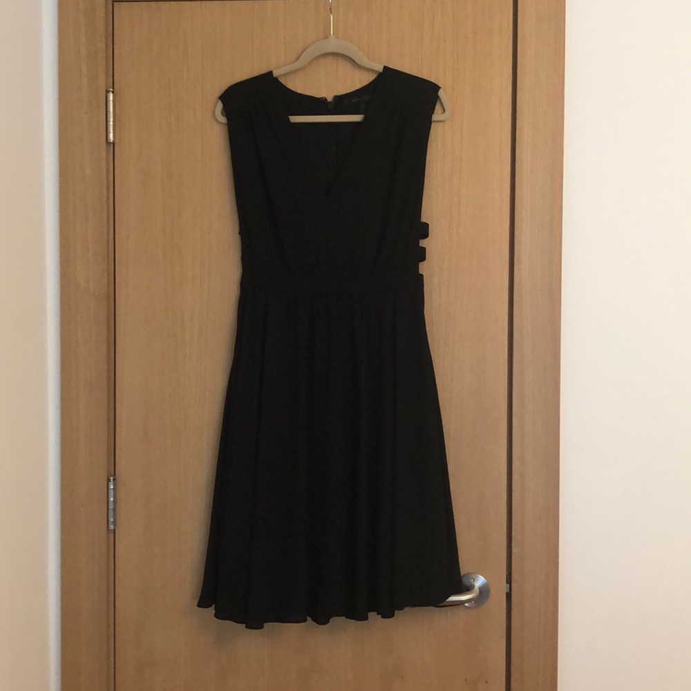 Black dress with open sides